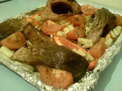 Сазан с овощами рецепт