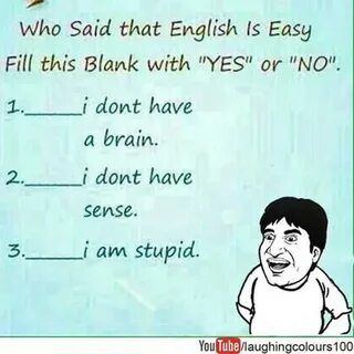My english you said