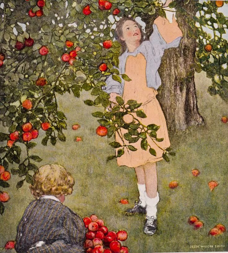 Jessie and i send postcards. Джесси уилкокс смит американская художница-иллюстратор 1863-1935. иллюстратор джесси уилкокс смит. джесси уилкокс смит иллюстрации. jessie willcox smith картины.