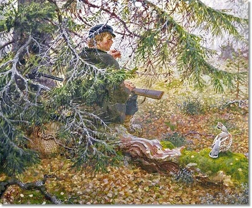 Мы бродили весной в лесу и наблюдали