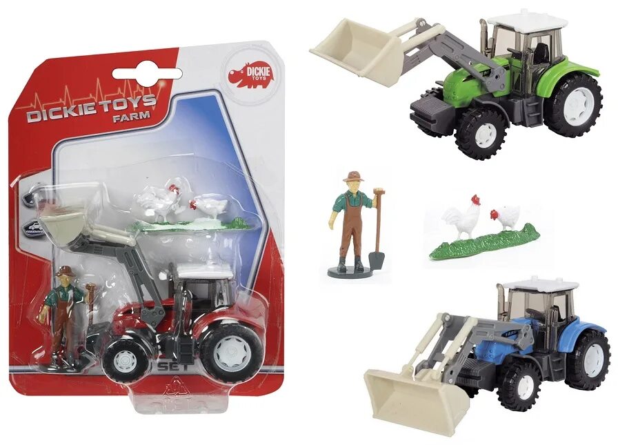Dickie Toys трактор. Набор тракторов bq600-71. Маленькие тракторы набор. Полицейский трактор игрушка.