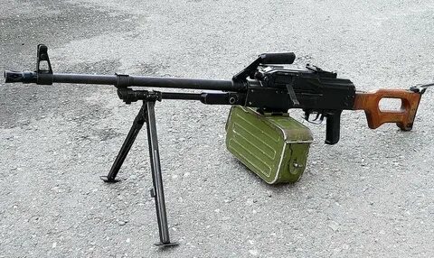 Пулемет весит