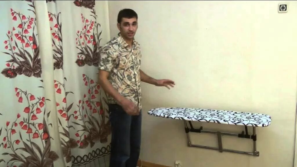 Как поставить гладильную доску