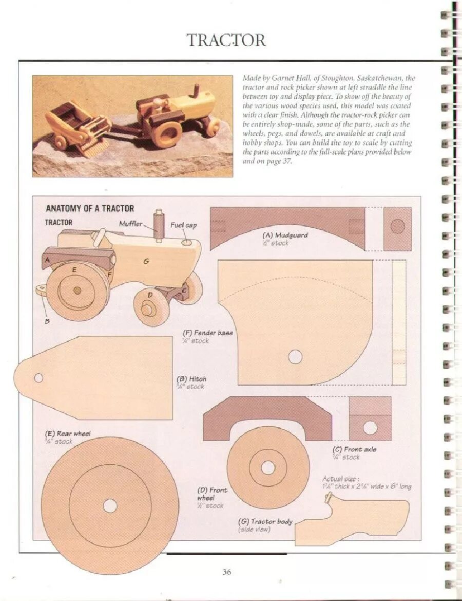 Tractors, Wooden toys, Laser cutting