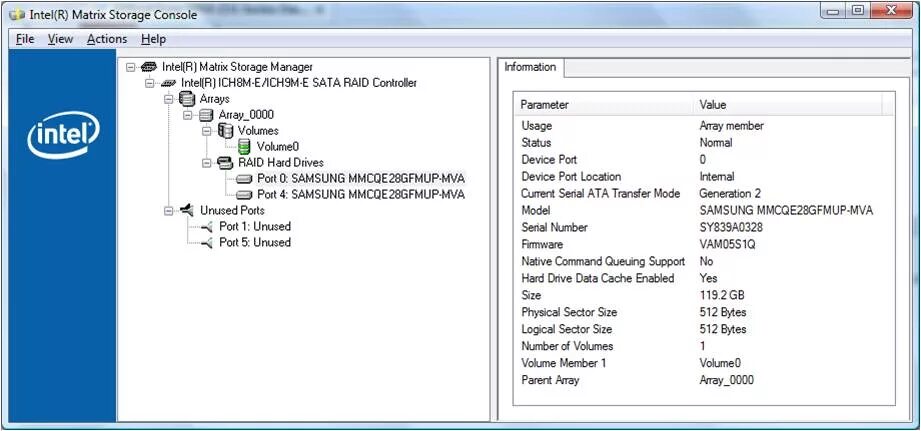 Intel memory storage driver. Intel memory storage driver