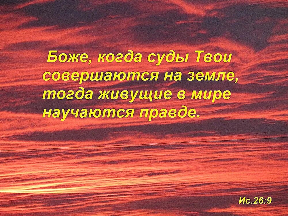 Когда суды твои совершаются на земле. Суды Бога на земле. Когда суды Божьи совершаются народ научатся правде. И будет Господь прибежищем угнетенному. Пребывает вовек