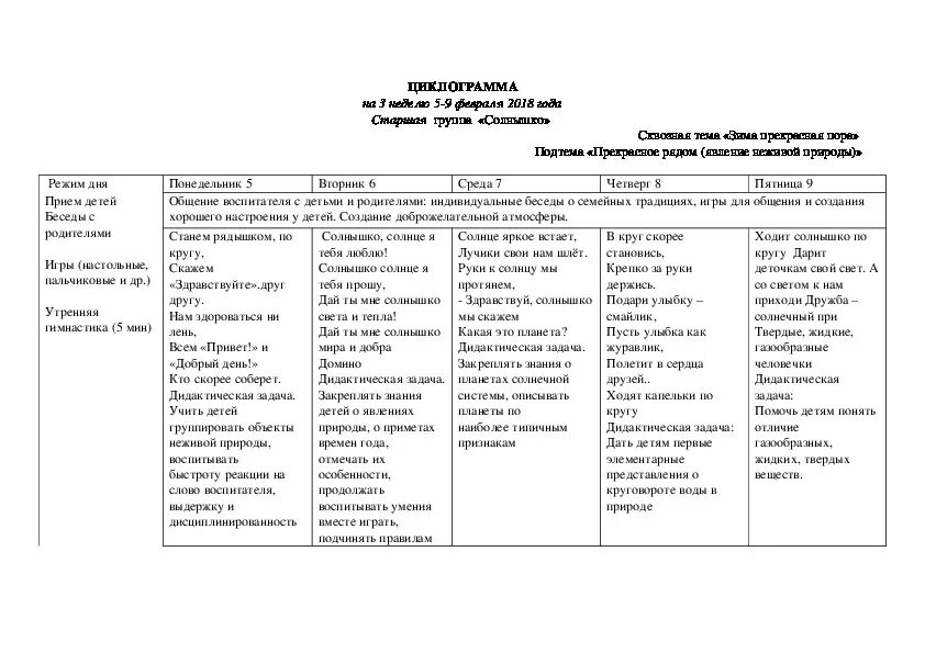 Утренний круг на неделю. Циклограмма для старшей группы детского сада. Циклограмма старшая группа. Циклограмма в ДОУ старшая группа. Циклограмма работы воспитателя в подготовительной группе по ФГОС.