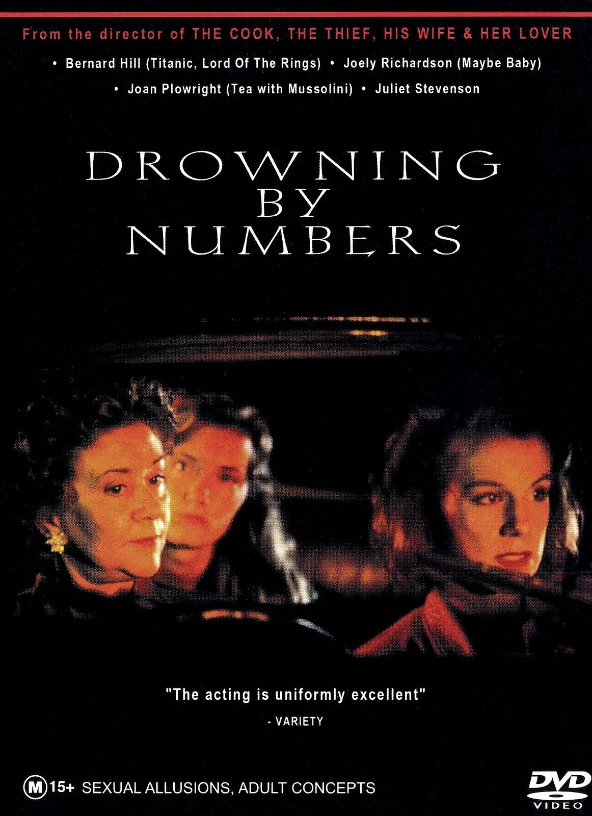 Drowning by numbers 1988. Drowning by numbers (1988) poster.