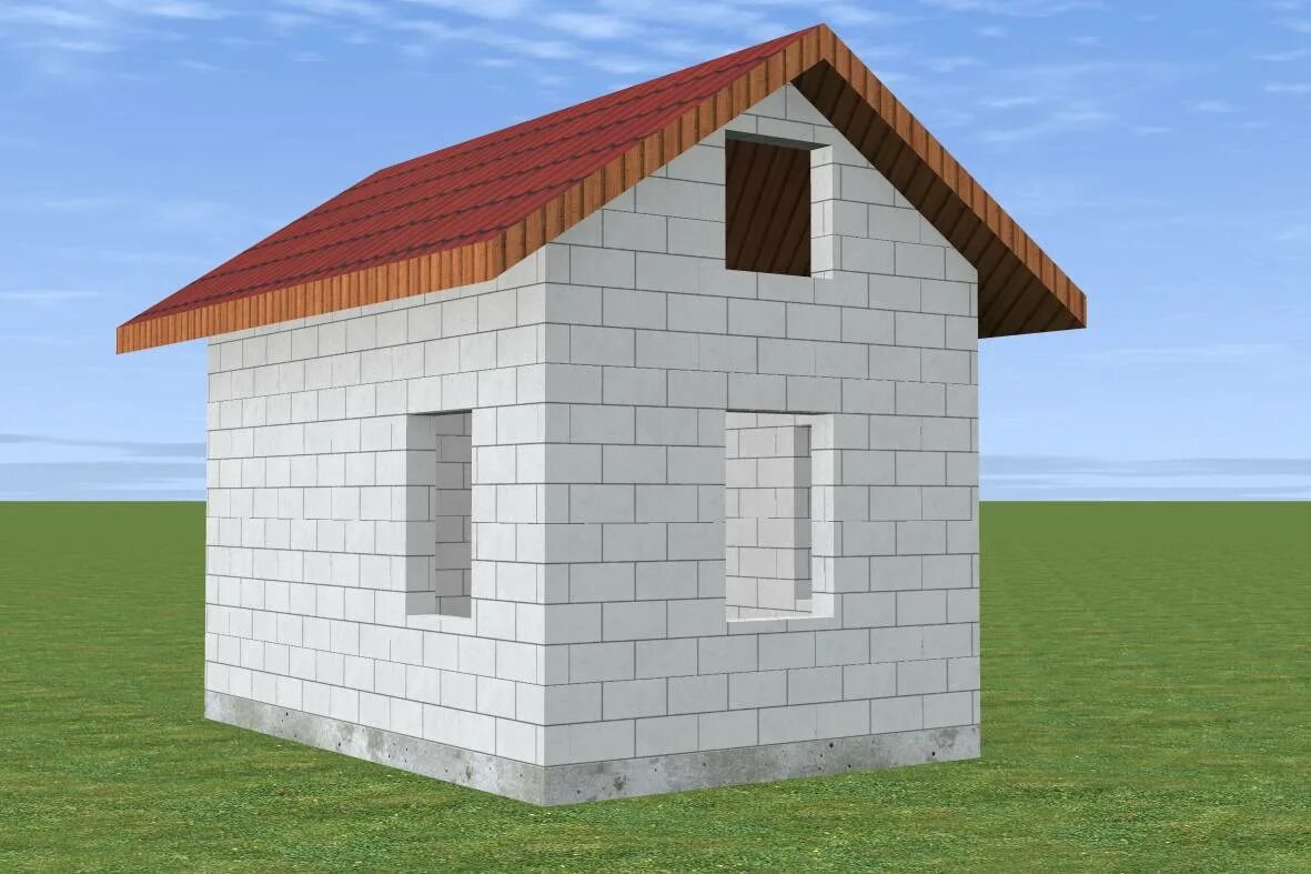 Дачный домик из блоков проекты 4х5. Маленький домик из пеноблоков. Дачный домик из блоков. Садовый домик из пеноблоков. Баня 6 на 6 из газобетона.
