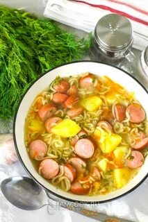 Рецепт супа с сосисками