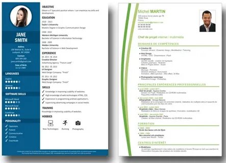 Cv for jobs experience