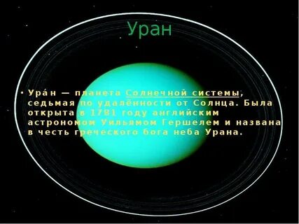 Уран открыта в году