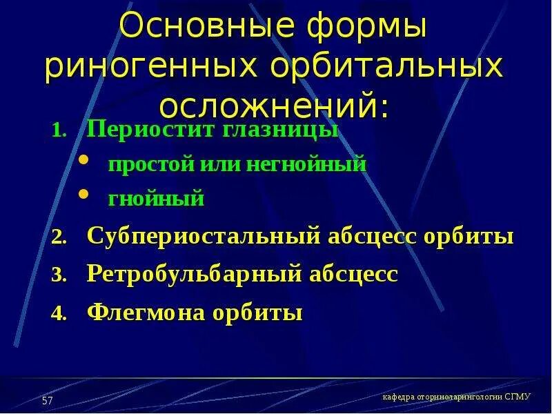 Субпериостальный абсцесс орбиты. Поднадкостничный абсцесс орбиты. Субпериостальный абсцесс глазницы. Риногенный периостит глазницы. Риногенные внутричерепные осложнения