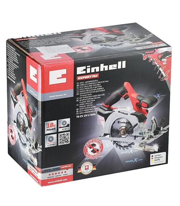 Einhell te cs 18 165. Einhell pxc pxc te-cs 18 li-solo (4331200) без акк. и з.у. einhell pxc te-cs 18/165 li-solo (4331204).