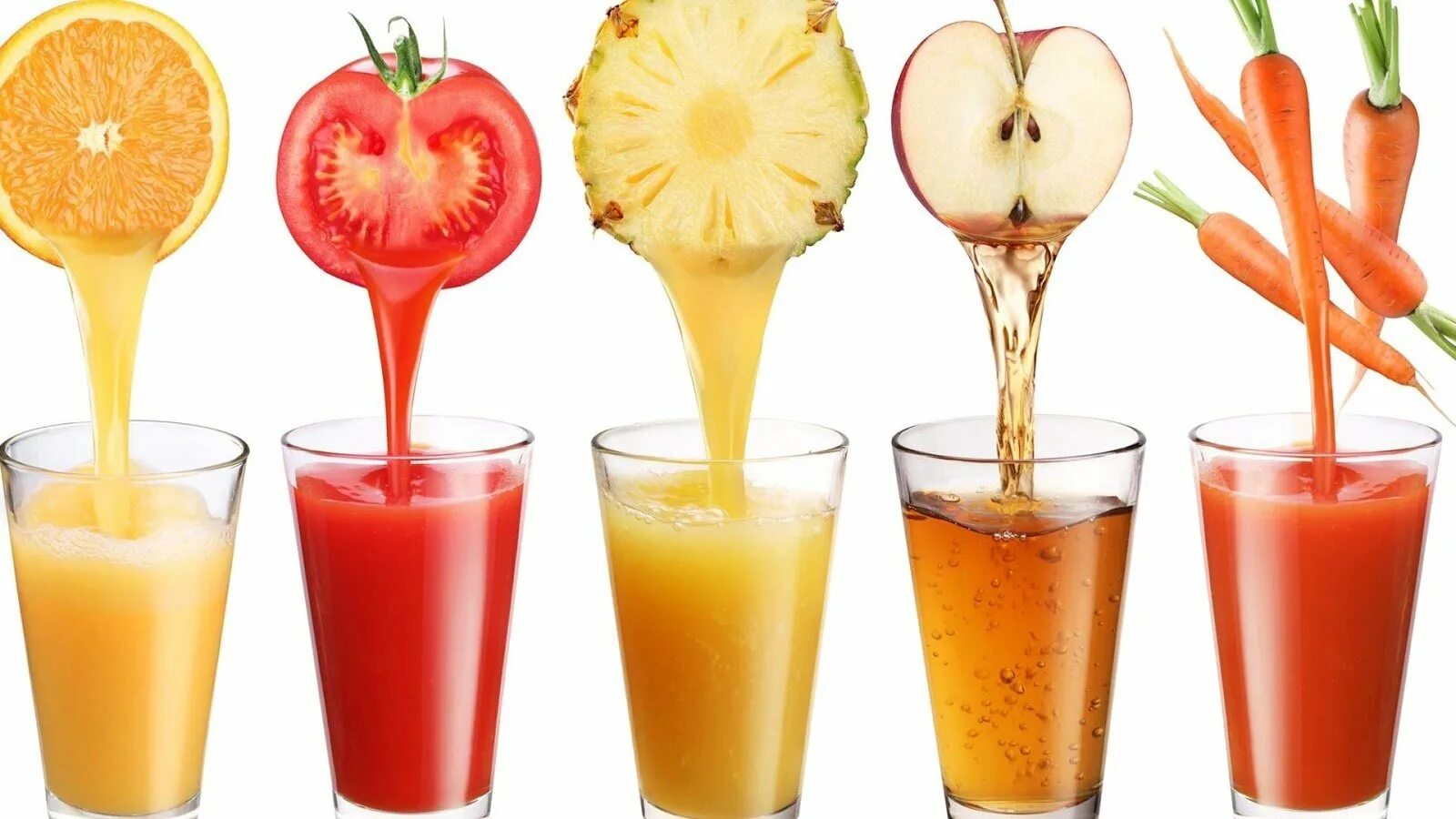 Польза натуральных соков для организма человека. Фруктовые и овощные соки. Свежевыжатые фруктовые соки. Сок на белом фоне. Витаминный коктейль.