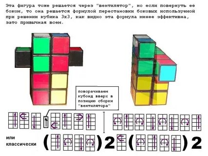 Схема как собрать кубик 2 на 2