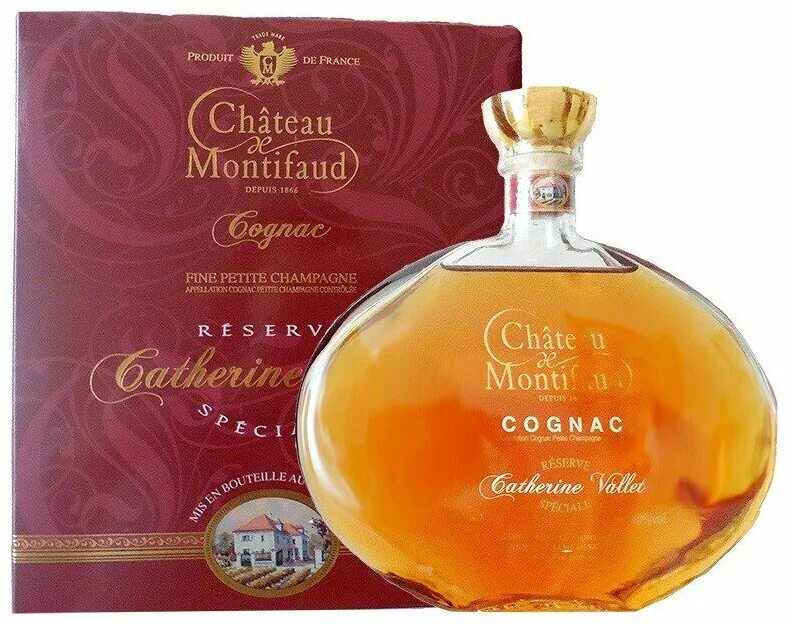 Cognac chateau. Французский коньяк Шато де Монтифо. Французский коньяк Шато Монтифо. Коньяк "Chateau de Montifaud " v.s.o.p., grande Champagne AOC, Gift Box, 0.7 л. Chateau de Montifaud Reserve speciale Cather Valle.