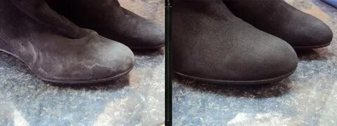 Очистить обувь от соли и реагентов