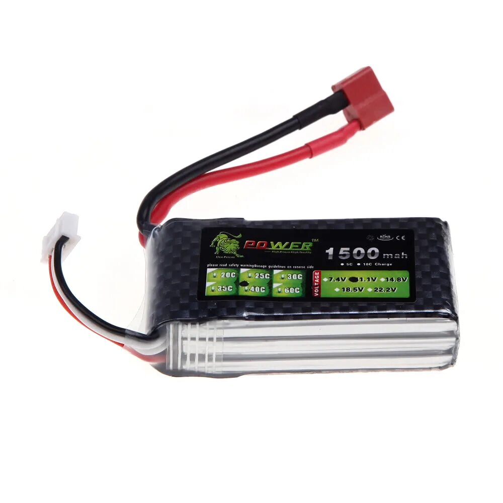 Battery 11. Lipo Battery 11.1v. Gn3 Flight Power Lipo 2800 Mah.