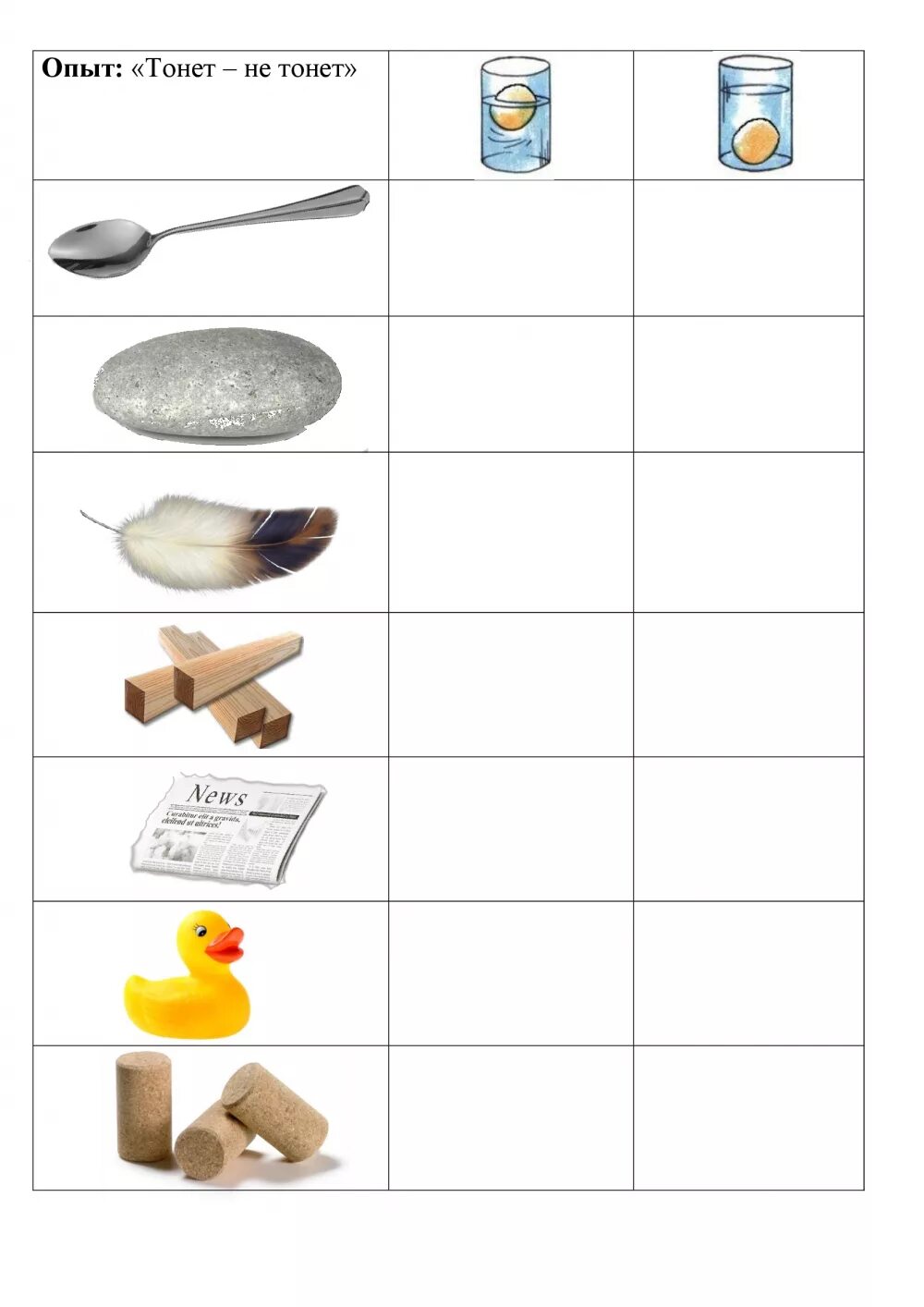 Опыт тонет не тонет. Карточки схемы для фиксации результатов опыта для детей. Карточки экспериментов для фиксации результатов для детей. Дневник для фиксации результатов опыта. Фиксационные схемы опыты для дошкольников.