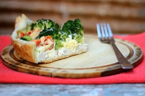 Киш с брокколи
