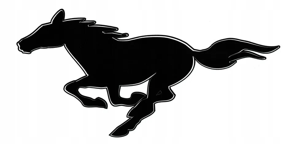 64 48 1. Силуэт лошади. Мустанг силуэт. Наклейки на Mustang. Логотип лошадь.