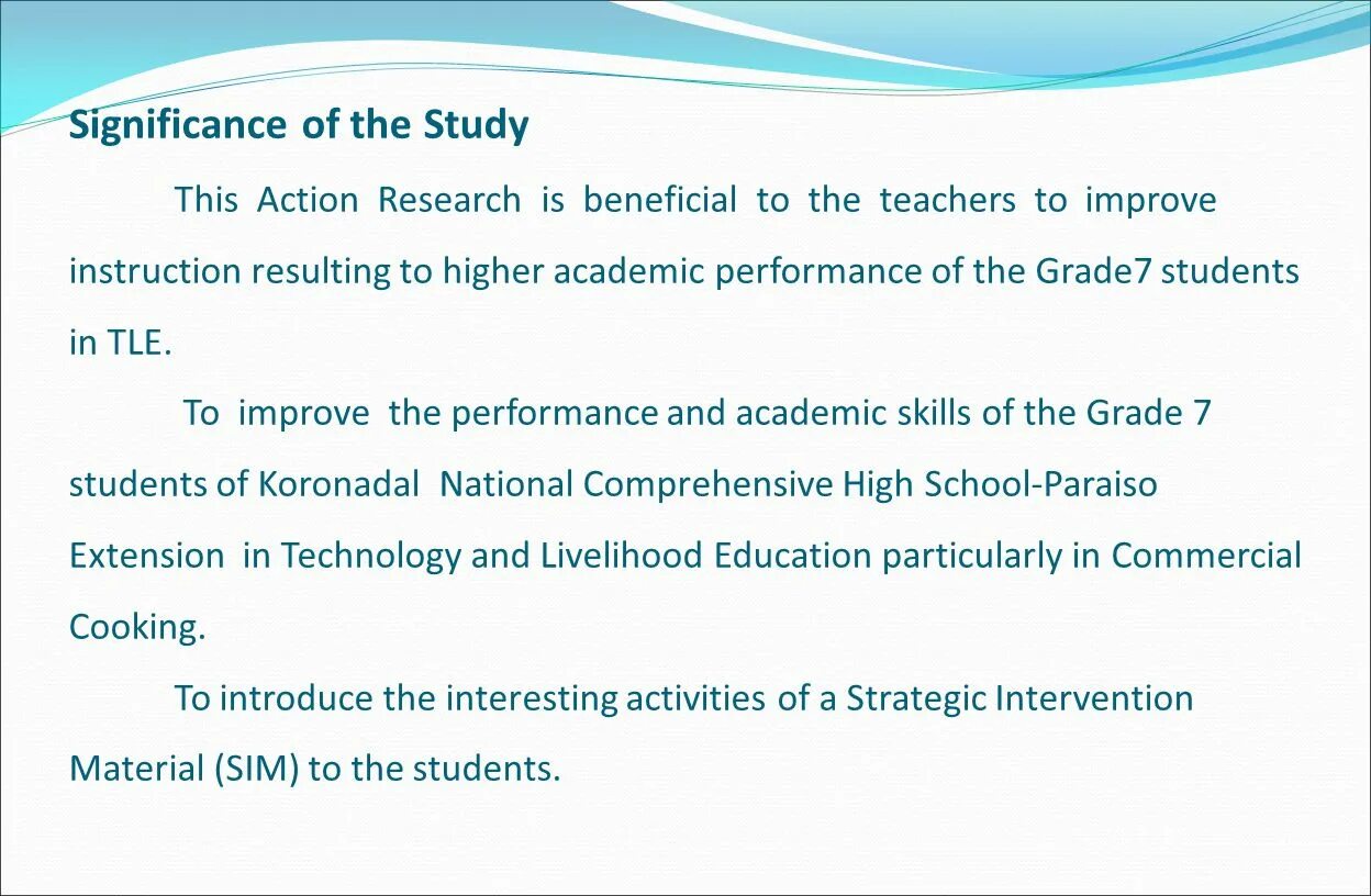 The purpose of the study is. Significance. research paper. significance of is. the significance of life.