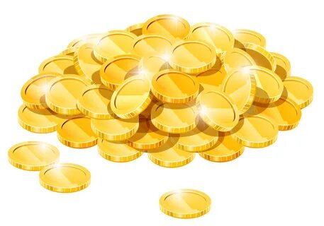 Золотые монеты рисунок