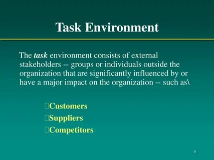 Unknown environment tabular
