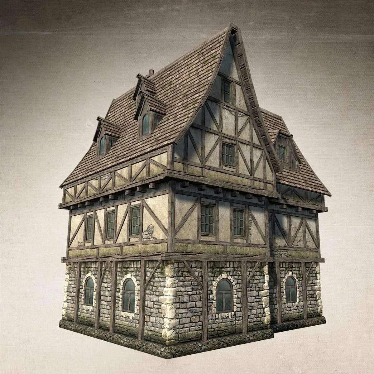 Дом сеньоре. Стиль тюдор (tudor revival cottage). фахверковые постройки средневековой англии. фахверковые постройки в германии 15 век. средневековый дом во франции 16 век.