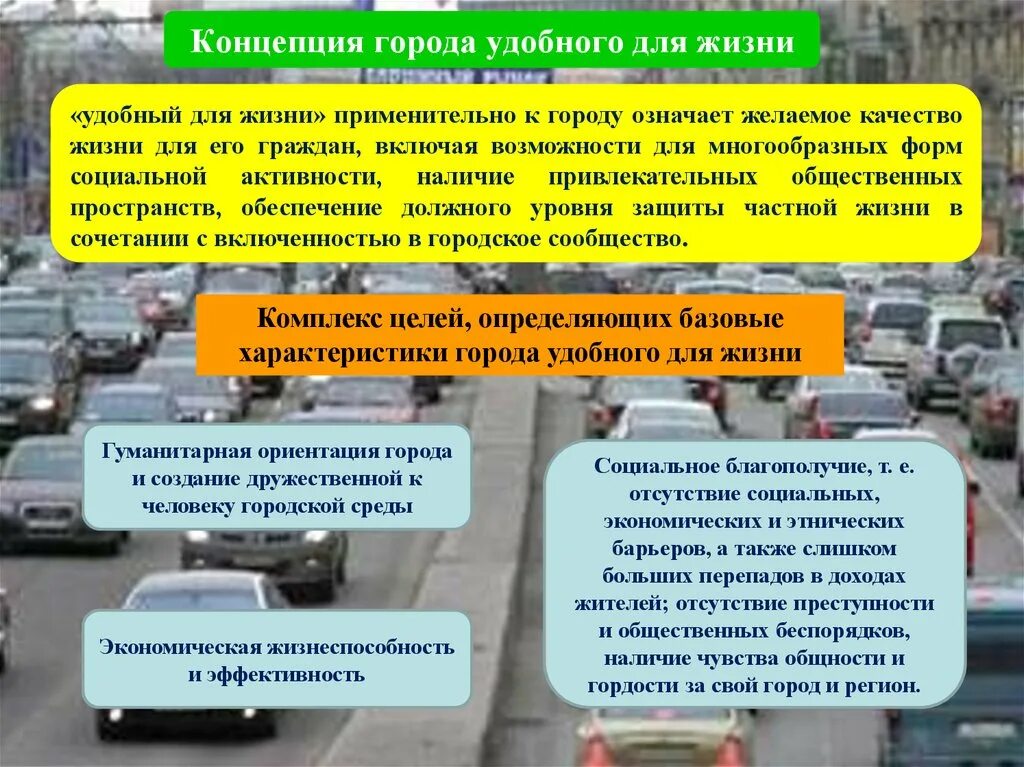 Город удобный для жизни. Проблемы развития городов. Концепция города. Проблемы электронного транспорта.