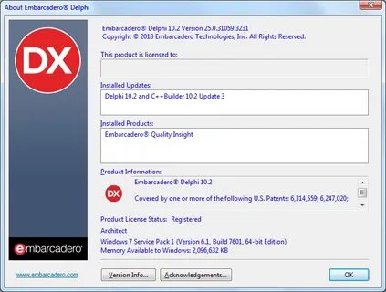 Delphi для windows 10 x64