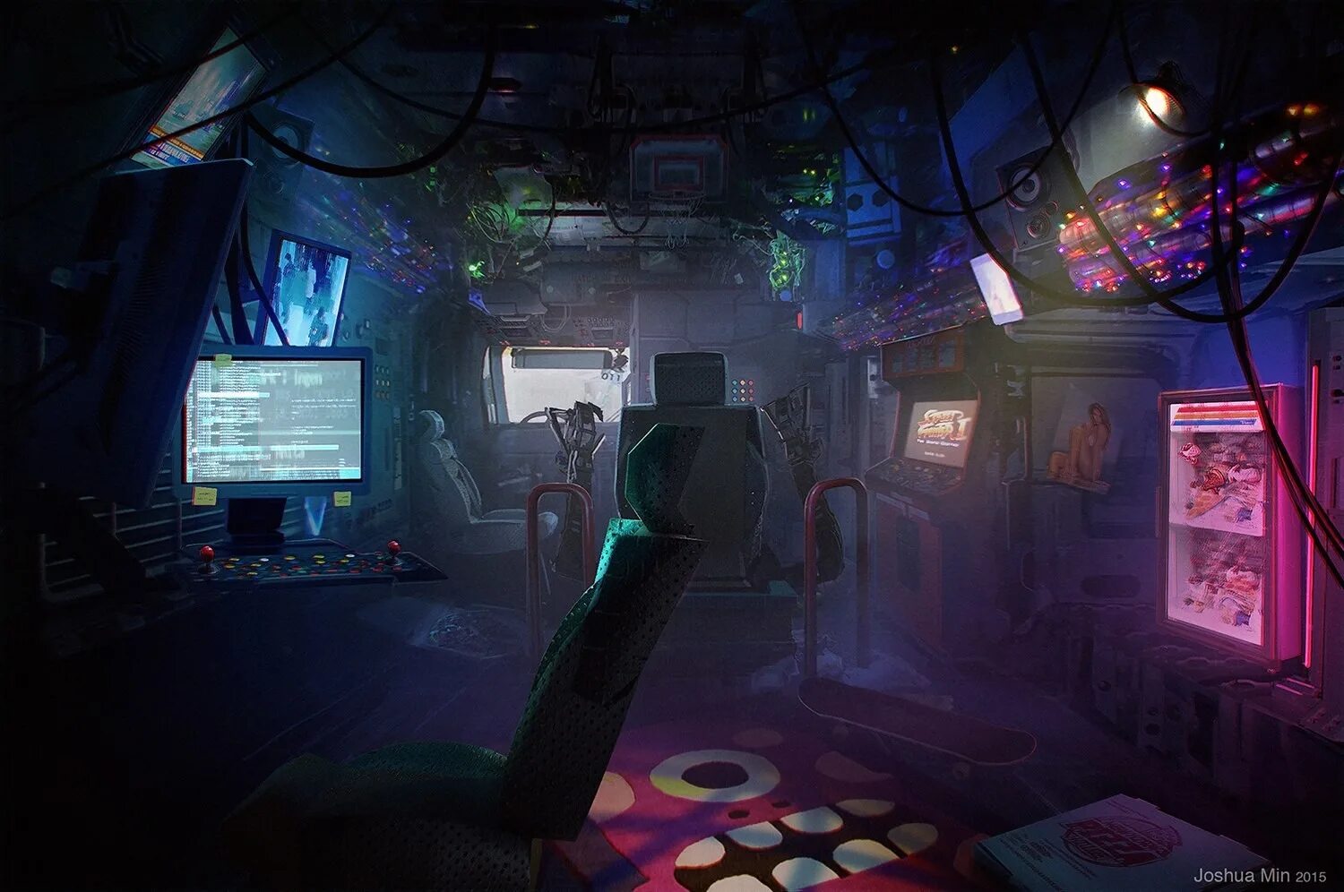 арасака киберпанк интерьер. комната в стиле киберпанк. киберпанк 2077 комната ви. комната в стиле киберпанк. Deus ex mankind divided интерьеры.