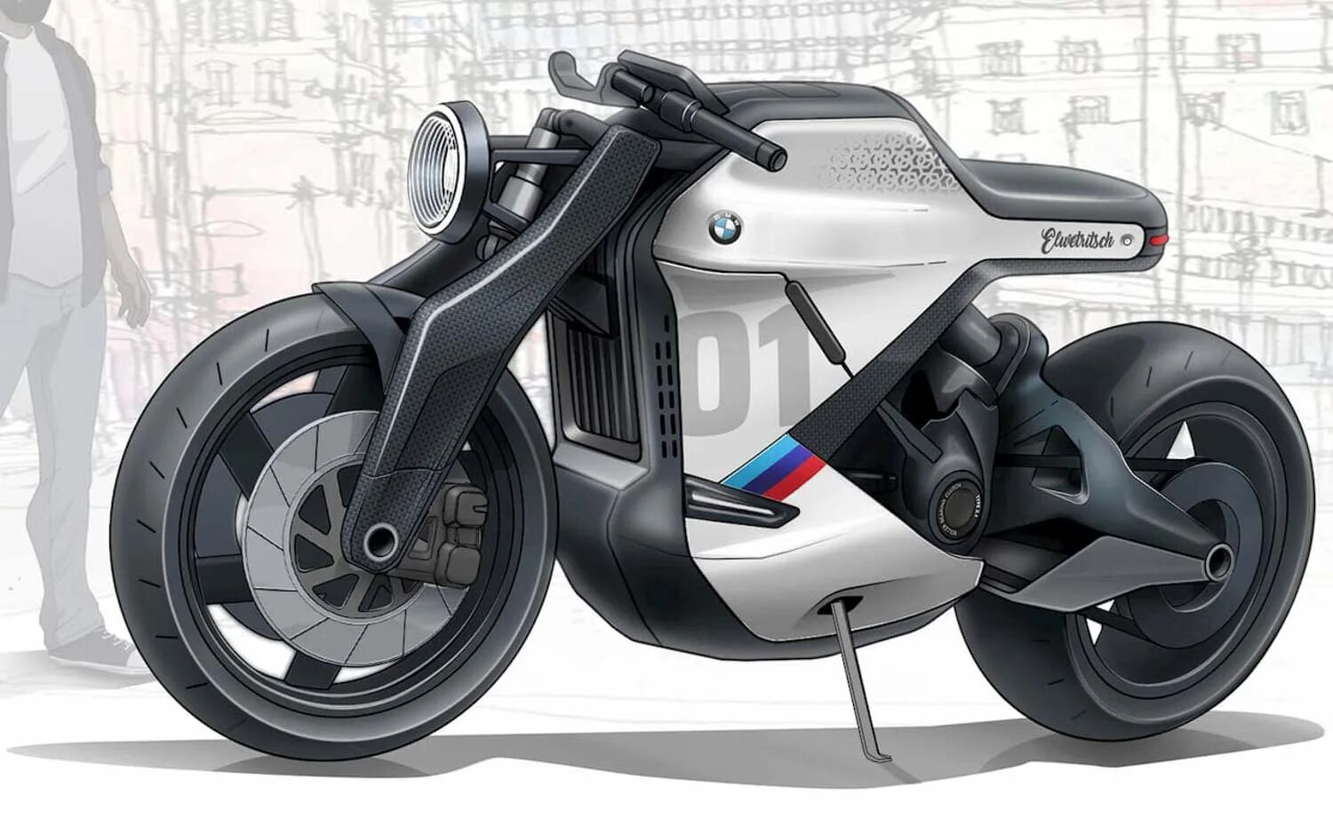 Электромотоцикл можно без прав. Мотоцикл БМВ концепт. BMW Electric Motorcycle. Электро мотоцикл БМВ. BMW Electric Motorcycle Concept.
