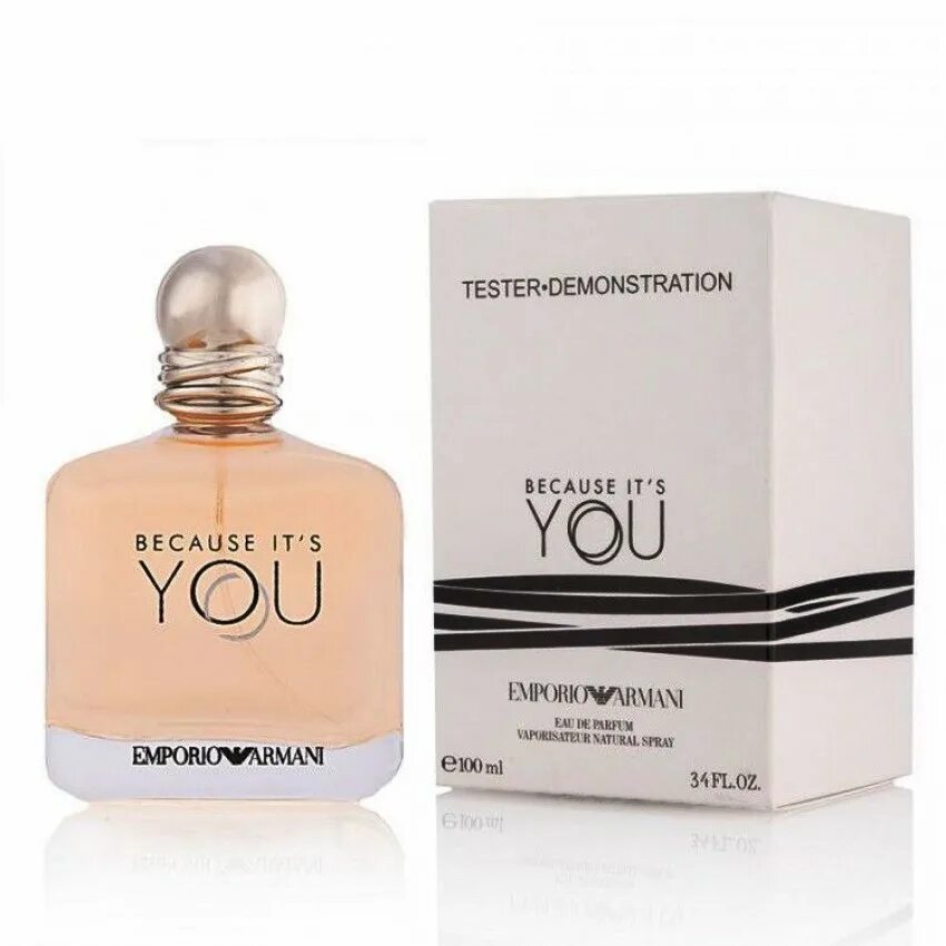 Giorgio armani because. Giorgio Armani Emporio Armani because it`s you EDP (Tester 100 мл). Духи Giorgio Armani because it's you. Giorgio Armani Emporio because it s you 100мл. (Тестер). Because it’s you (Giorgio Armani) духи женские.