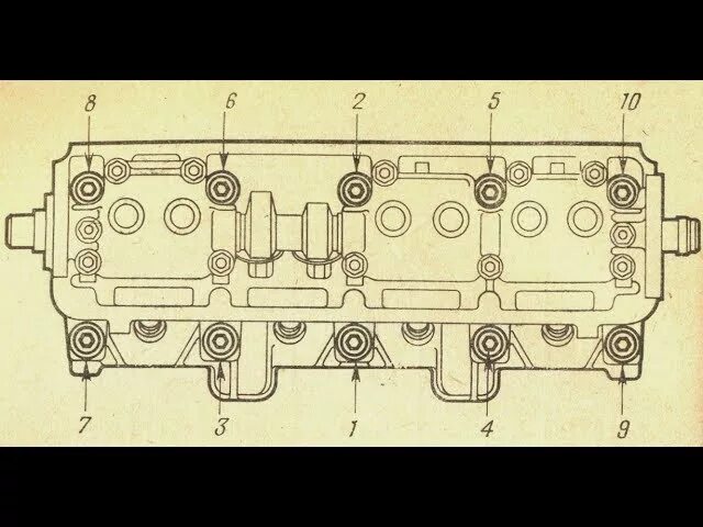 Момент затяжки гбц 2110