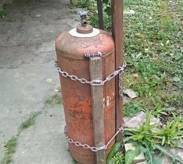 Замена вентиля газового баллона 50