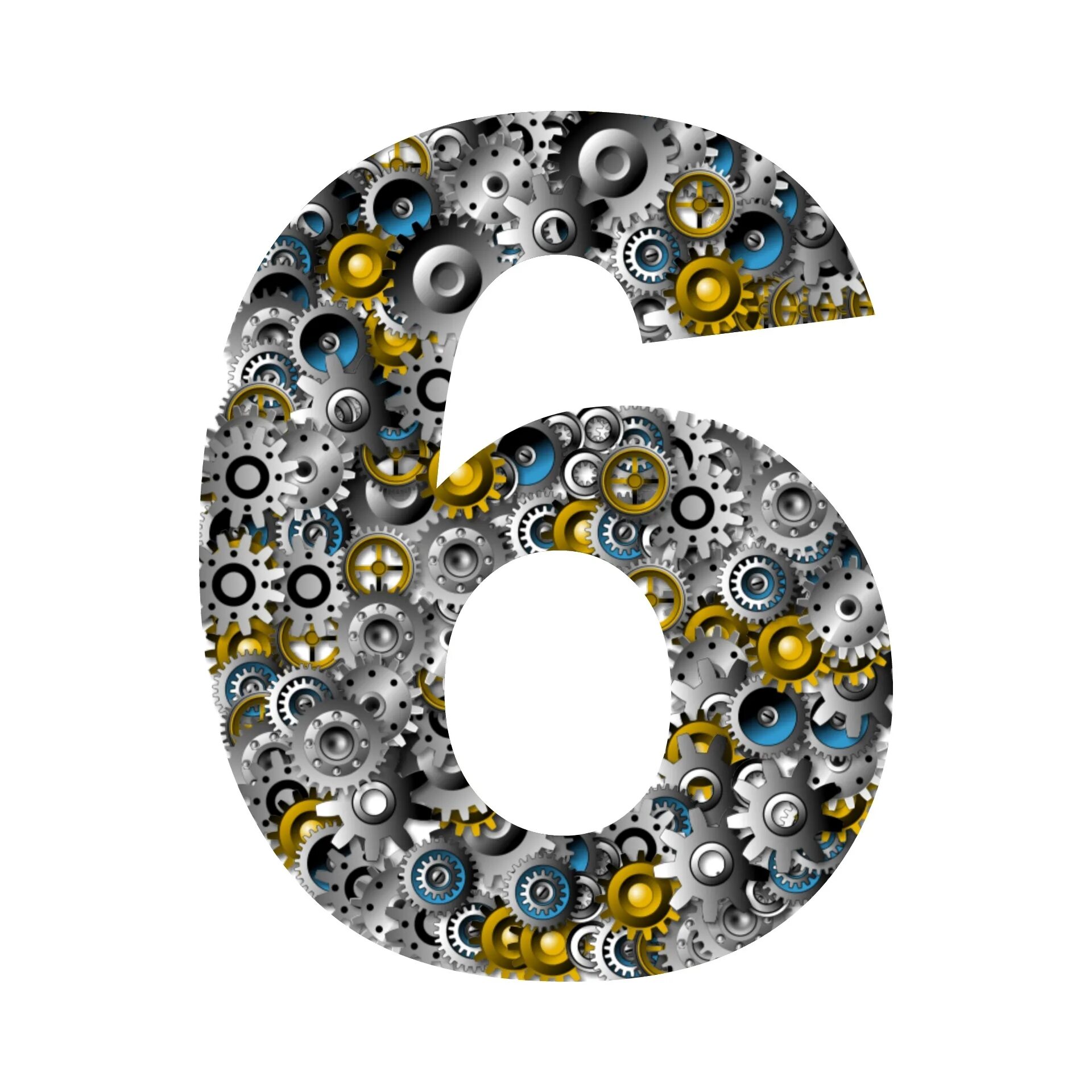 Модель числа 6