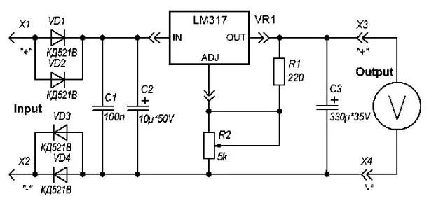 317 n 5 14. Схема регулируемого стабилизатора напряжения на lm317. Схема блока питания на lm317. Схема стабилизатора напряжения на lm317. Лм 317 стабилизатор напряжения.