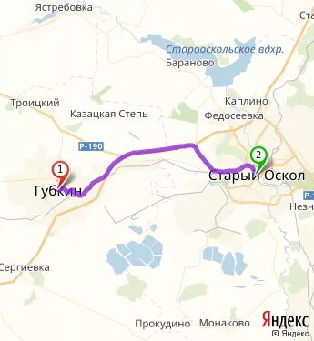 Сколько километров до губкина. Сколько километров до губкина