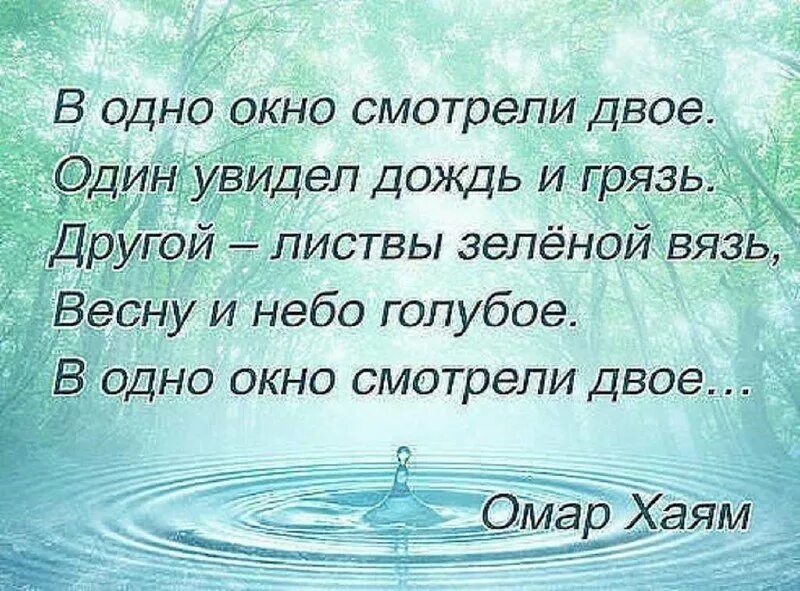 Смотрели двое один увидел. Стих в окно смотрели двое. В одно окно смотрели двое стих. В окно смотрели двое один увидел дождь и грязь Омар Хайям. Омар Хайям в одно окно смотрели двое.