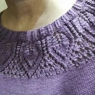 Круглые кокетки мк спицами