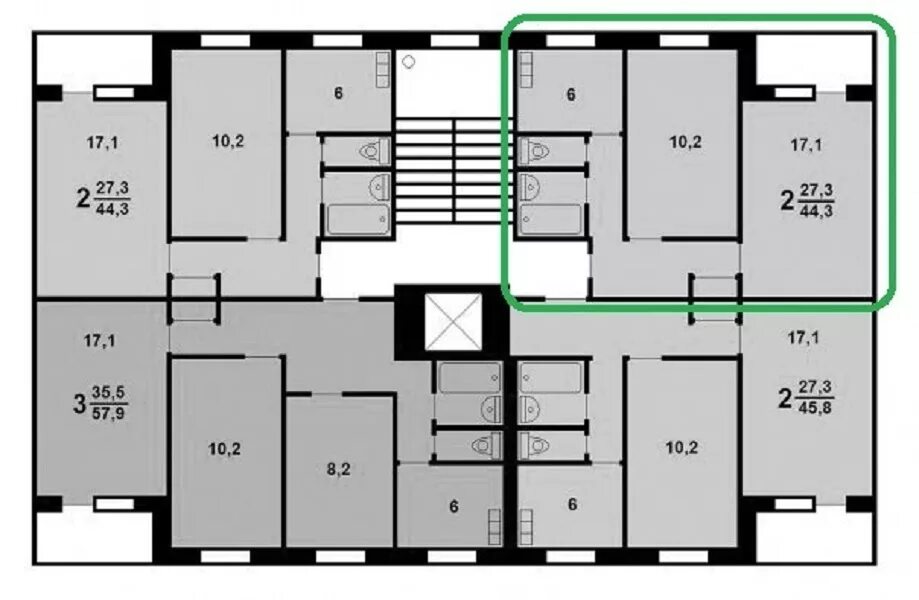 Размеры панельных квартир. П49 планировки с размерами. П-49 планировка. Брежневка II-49д планировка. Планировка II-49д несущие.