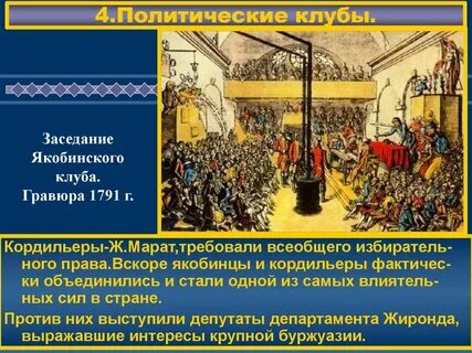 Французская революция группировки