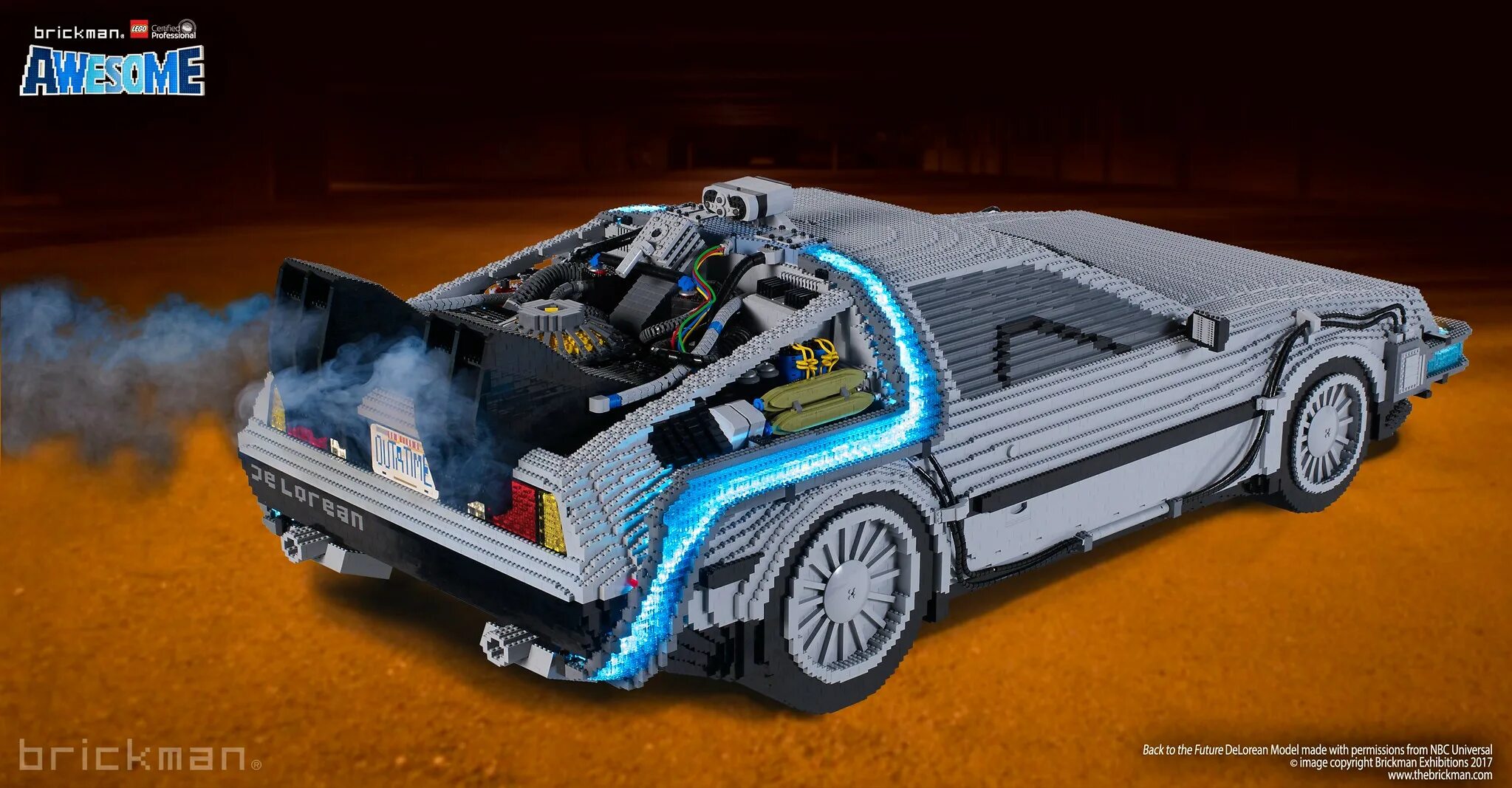 back to the future car made of legos Future car, Lego, Toy car