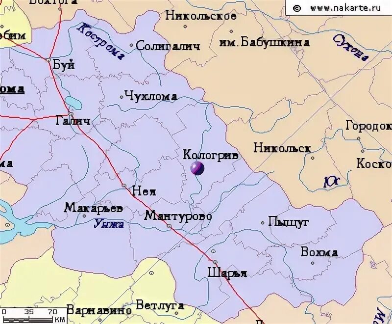 Река унжа на карте Река юза Азимут Тур