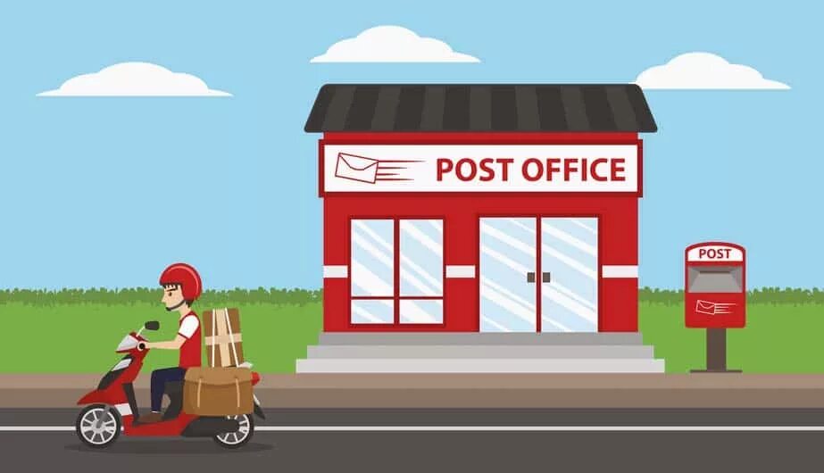 Are you going to the post office. Post Office. Post Office рисунок. Почтовый офис картинки для детей. Здание почты рисунок.