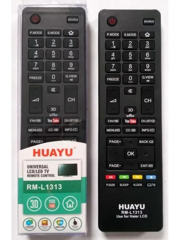 Куплю пульт для телевизора haier. Пульт универсальный Haier LCD TV RM-l1313. Пульт Huayu для Haier HTR-a18e. Пульт Haier HTR-a18en. Пульт ТВ универсальный Хайер.