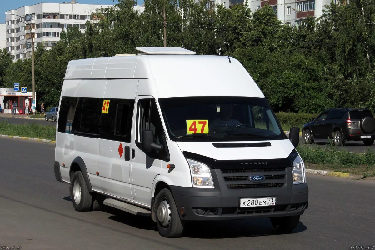 Маршрут движения 47 маршрутки ульяновск
