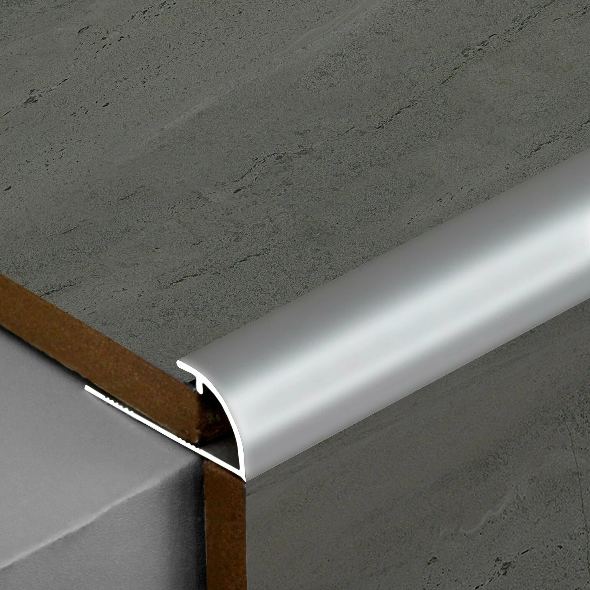 9x270 см цвет серебро. алюм. профиль наружный 0,9*270см серебро. уголок наружный alprofi. профиль наружный 0.